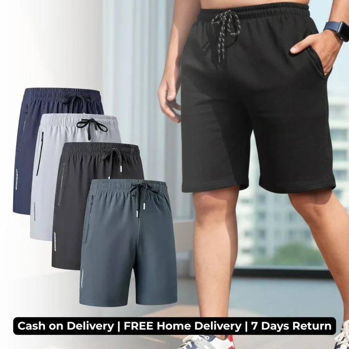 Pack of 4 Offer 😍 Premium-Quality Shorts For Men