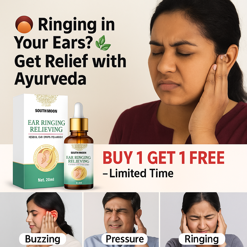 Ear Ringing Relieving Drops (30 Days Pack) - Buy 1 Get 1 FREEš„š„