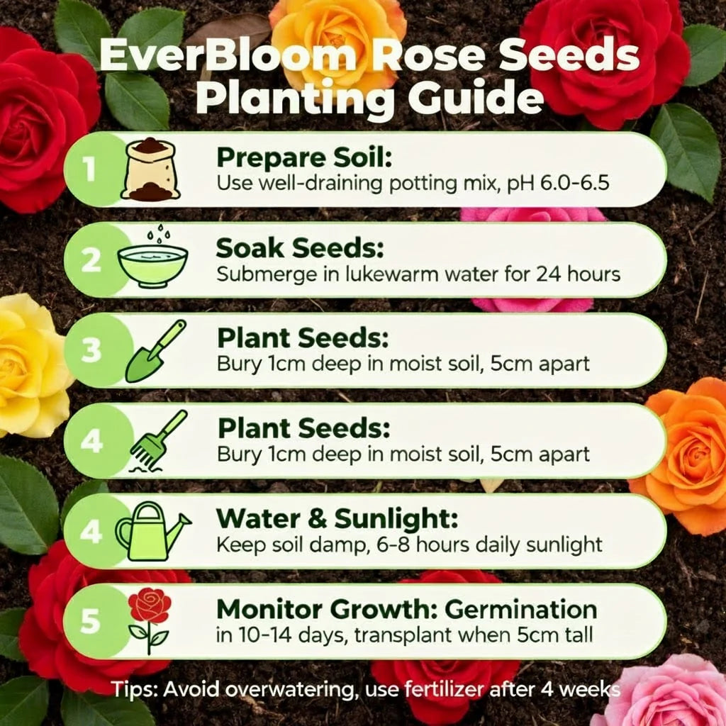 EverBloom Climbing Rose Seeds (BUY 1 GET 1 FREE)