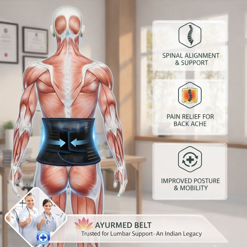 š„Heat-Pressed Mesh Breathable Support Waist Protector