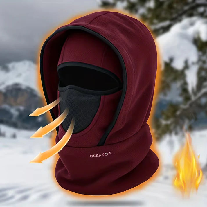 🔥Balaclava Winter Double Layer Hood Protection with Shark Letter Print (BUY 1 GET 1 FREE)
