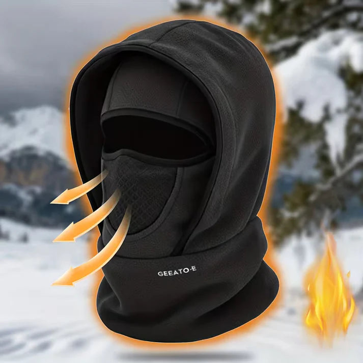 🔥Balaclava Winter Double Layer Hood Protection with Shark Letter Print (BUY 1 GET 1 FREE)