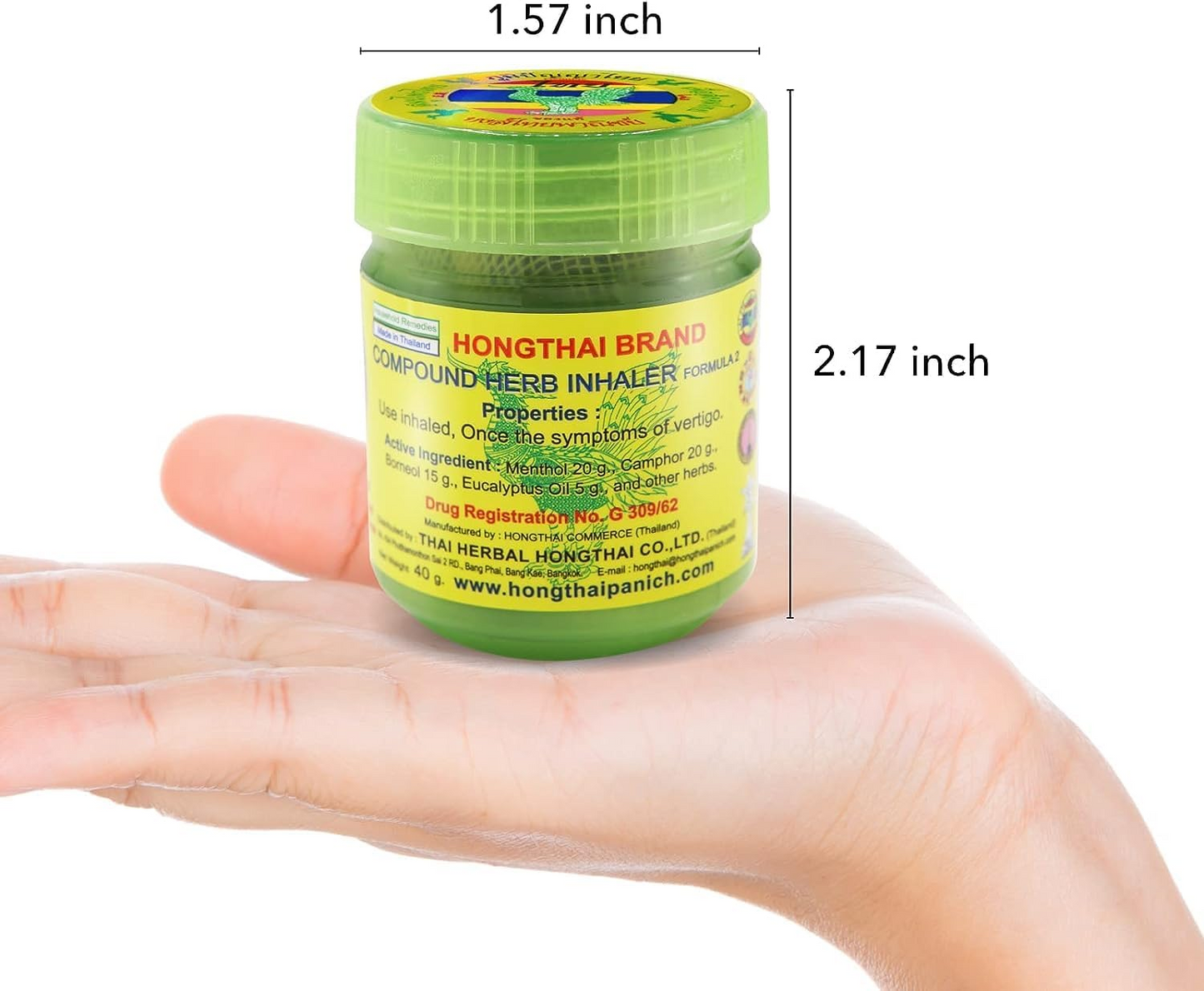 Hong Thai Traditional Herbal Inhaler 🌿🌬️ ( Buy 1 Get 1 FREE🔥🔥)