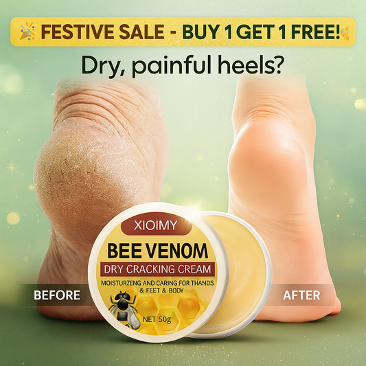 BeeRelief™ - Bee Venom Dry Crack Cream - ( Buy 1 Get 1 FREE 🔥🔥)