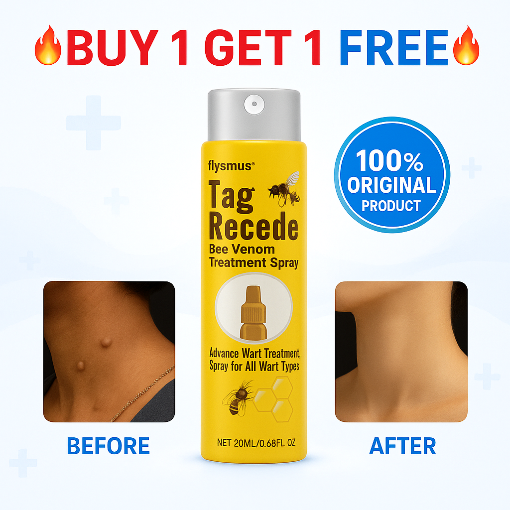 Original Bee Venom Wart & Skin Tag Remover Spray -(Buy 1 Get 1 FREE🔥🔥)