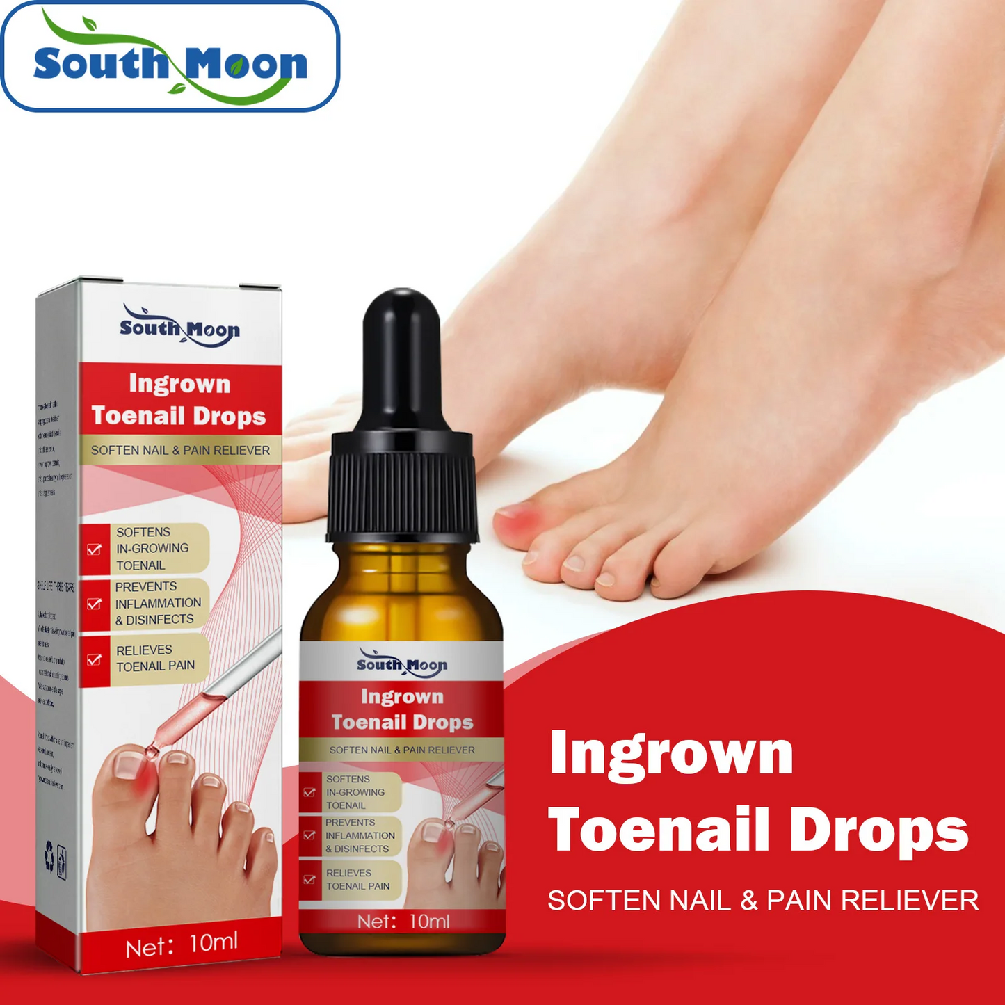 Southmoon Ingrown Toenail Drops Nail Repair Oil (BUY 1 GET 1 FREE🔥🔥)