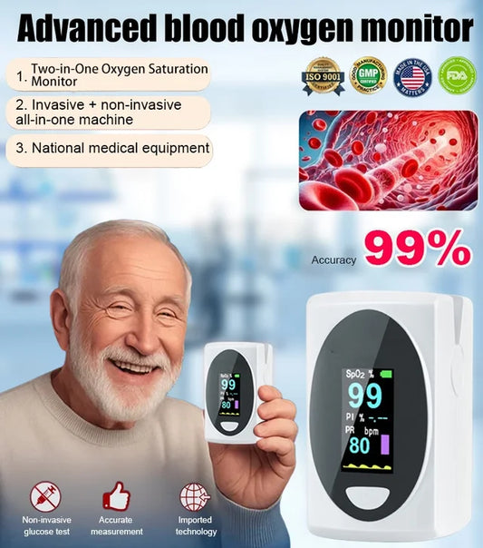High-Precision Glucose Monitoring Device | Imported From USA (Buy 1 Get 1 Free)