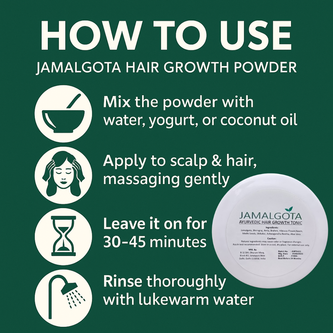 Jamalgota Hair Growth Powder - (BUY 1 GET 1 FREE🔥🔥)